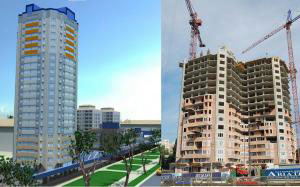 Компания «Т.М.М.» на 80% завершила устройство монолитного каркаса здания жилого комплекса «Авиатор» в Киеве