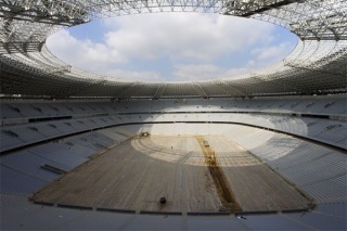 Cтадион «Донбасс Арена»: футбольный газон по новым технологиям